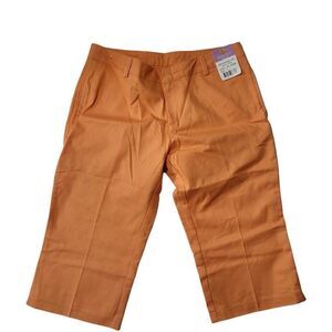 ABINGDON Apparel Orange Capri Shorts Size 7 Junior School Uniform